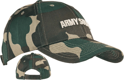 Cotton Twill with Camouflage Print